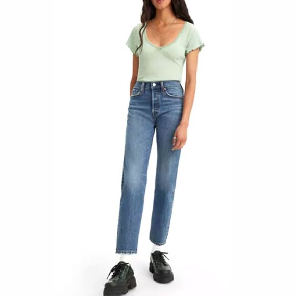 Levi's Denim - Levi’s - Wedgie Straight, High-Rise Jeans in Unstoppable Wear, Dark Wash, Sz 26